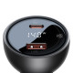 Автомобільний зарядний пристрій Baseus Digital Display PD3.1 Dual Fast Charger Car Charger U+C 140W Set Obsidian Black (With Superior Series Fast Char (CGZX070001)