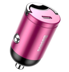 Автомобільний зарядний пристрій Baseus Tiny Star Mini Quick Charge Car Charger USB Port 30W Pink