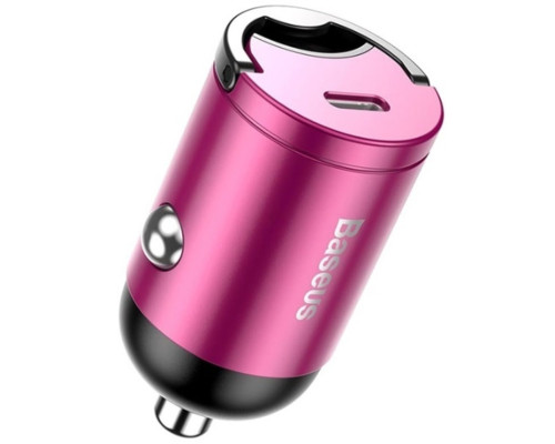 Автомобільний зарядний пристрій Baseus Tiny Star Mini Quick Charge Car Charger USB Port 30W Pink