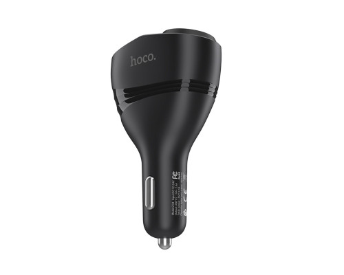 Автомобільний зарядний пристрій HOCO Z34 Thunder power cigarette lighter car charger Black