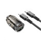 Автомобільний зарядний пристрій BOROFONE BZ29A Talented PD36W+QC3.0 car charger set(C to iP) Black