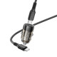 Автомобільний зарядний пристрій BOROFONE BZ29A Talented PD36W+QC3.0 car charger set(Type-C to Type-C) Black