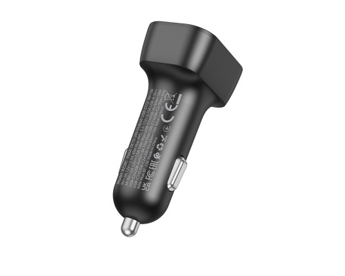 Автомобільний зарядний пристрій BOROFONE BZ28C Trophie PD60W(2C1A) car charger Black