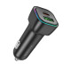 Автомобільний зарядний пристрій BOROFONE BZ28A Trophie PD30W+QC3.0 car charger Black (6941991110818)