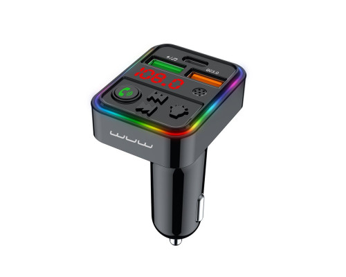 АЗП з FM-модулятором WUW-C162 Black (6972573334971)