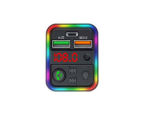 АЗП з FM-модулятором WUW-C162 Black (6972573334971)