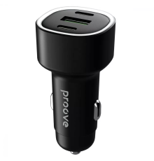 АЗП Proove Flash 60W 2USB-C+USB-A black PLS-00-00138396