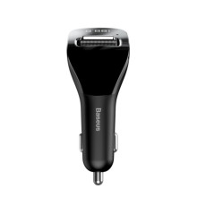 АЗП з FM-модулятор Baseus Streamer F40 AUX wireless MP3 car charger Black