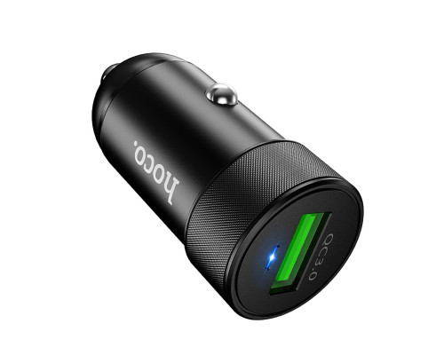 Автомобільний зарядний пристрій HOCO Z32 Speed Up single port QC3.0 car charger 18W Black