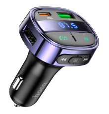 АЗП з FM-модулятором HOCO E70 PD30W+QC3.0 car BT FM transmitter Magic Night