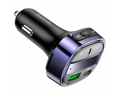 АЗП з FM-модулятором HOCO E70 PD30W+QC3.0 car BT FM transmitter Magic Night