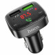 АЗП з FM-модулятором HOCO E59 Promise QC3.0 car BT FM transmitter 18W Black