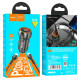 Автомобільний зарядний пристрій HOCO Z46A Blue whale PD20W+QC3.0 car charger set(C to iP) Metal Gray