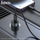 Автомобільний зарядний пристрій HOCO Z57 Glorious single-port PD30W car charger set (C to iP) Metal Gray (6942007633062)