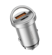 АЗП Hoco NZ10 45W 3A USB-A+USB-C gray PLS-00-00170676