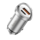 АЗП Hoco NZ10 45W 3A USB-A+USB-C gray PLS-00-00170676