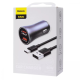 АЗП Baseus Golden Contactor Pro 40W 3A 2USB-A з кабелем Type-C dark-gray PLS-00-00106809