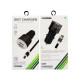 Автомобільний зарядний пристрій CHARGER 2в1 2USB 2.4A + Lightning black TPS-2710000187806