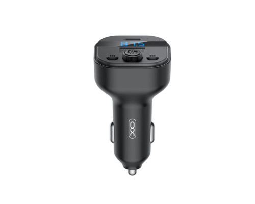 Автомобільний зарядний пристрій (адаптер) - FM-трансмітер 2в1 XO BCC18 PD15W black TPS-2710000344506 2710000344506