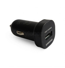 Автомобільний зарядний пристрій (адаптер) 2в1 1USB Fast Charge / 2A + Type-C black