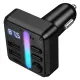 АЗП/ФМ Модулятор HOCO E89 Libre 45W(1A1C) car BT FM transmitter Black mag-6942007673808153875