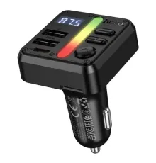 АЗП/ФМ Модулятор HOCO E89 Libre 45W(1A1C) car BT FM transmitter Black mag-6942007673808153875