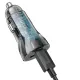 АЗП HOCO Z56 Friend PD35W+QC3.0 cigarette lighter car charger metal gray mag-6942007633031144037