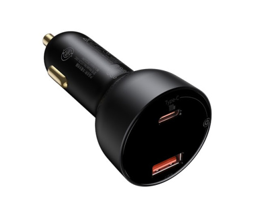 АЗП Baseus Superme Digital Display PPS Dual Quick Charger Car Charger 100W Black CCZX-01 mag-6953156206717135379