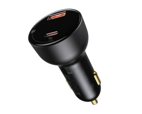 АЗП Baseus Superme Digital Display PPS Dual Quick Charger Car Charger 100W Black CCZX-01 mag-6953156206717135379