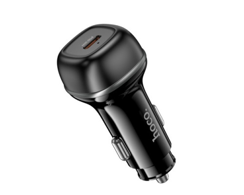 АЗП HOCO Z58 Rank single port PD30W car charger Black mag-6942007641425138252