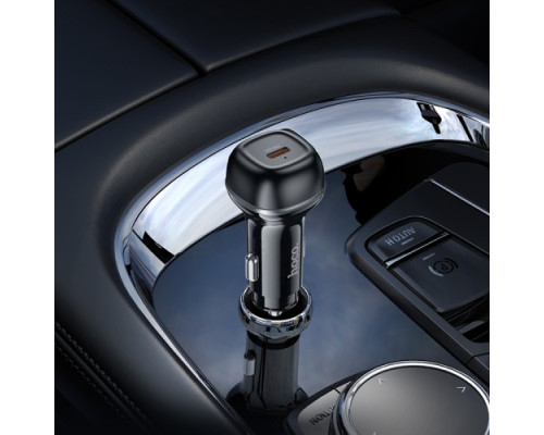 АЗП HOCO Z58 Rank single port PD30W car charger Black mag-6942007641425138252