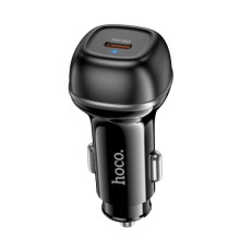 АЗП HOCO Z58 Rank single port PD30W car charger Black mag-6942007641425138252