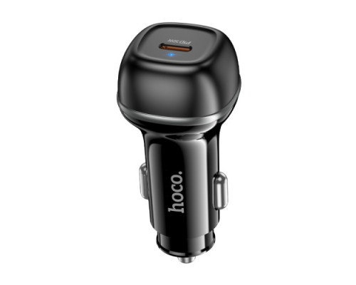 АЗП HOCO Z58 Rank single port PD30W car charger Black mag-6942007641425138252