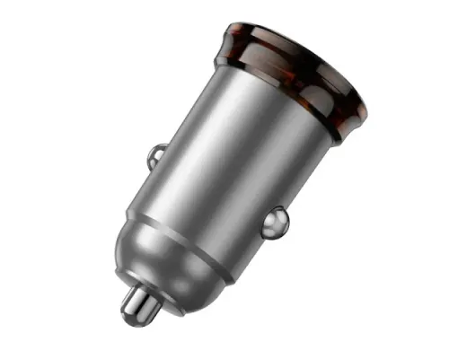 АЗП HOCO NZ16B Rigorous PD45W(2C) car charger Metal Grey mag-6942007644778153030