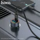 АЗП HOCO Z57A Glorious PD30W+QC3.0 car charger Metal Gray mag-6942007633109144038
