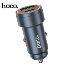 АЗП HOCO Z57A Glorious PD30W+QC3.0 car charger Metal Gray mag-6942007633109144038