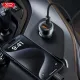 АЗП XO CC60 Smart Transparent Car Charger A30+C30 Simultaneous 60W+Type-c Cable Чорний mag-6920680854127147293