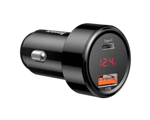 АЗП Baseus Magic Series PPS PDout/USB 45W/QC/PD/LCD Black CCMLC20C-01 mag-6953156293182145786