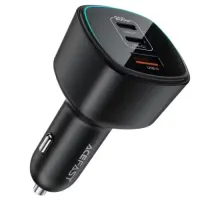 АЗП ACEFAST B18 200W (2USB-C+USB-A) fast car charger Black mag-6974316285953153364