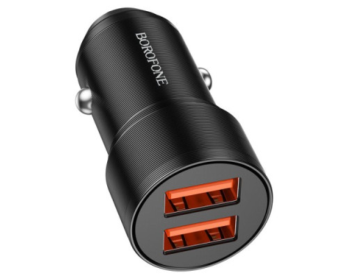 АЗП BOROFONE BZ19 Wisdom 2USB/2.4A + Cable Micro чорний mag-697444338736012789