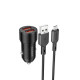 АЗП BOROFONE BZ19 Wisdom 2USB/2.4A + Cable Micro чорний mag-697444338736012789