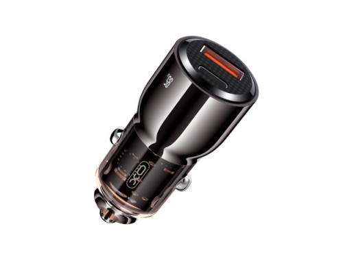 АЗП XO CC58 car charging USB-A/Type-C 95W Чорний mag-6920680850112140369