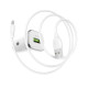АЗП BOROFONE BZ12A Lasting QC3.0 + Cable Micro 1USB/3A білий (Акція 4+1) mag-69314747086945411