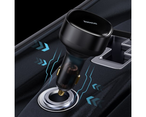 АЗП Baseus Enjoyment Retractable 2-in-1 Car Charger C+C 33W Black C00035500111-00 mag-693217262926754429