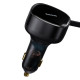 АЗП Baseus Enjoyment Retractable 2-in-1 Car Charger C+C 33W Black C00035500111-00 mag-693217262926754429