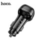 АЗП HOCO Z58A Rank 48W dual port PD30W+QC3.0 car charger Black mag-6942007641456143494