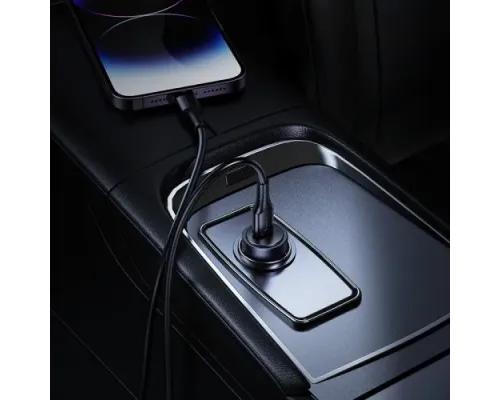 АЗП HOCO Z62A Energy single port PD30W car charger metal gray mag-6942007662499145059