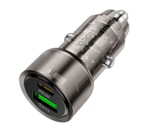 АЗП HOCO Z52 Spacious PD38W(1C1A) car charger Black mag-6942007601740145268