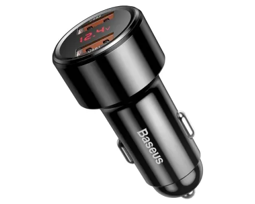 АЗП Baseus Magic Series PPS 2USB 45W/QC/PD/LCD Black CCMLC20A-01 mag-6953156293212145787