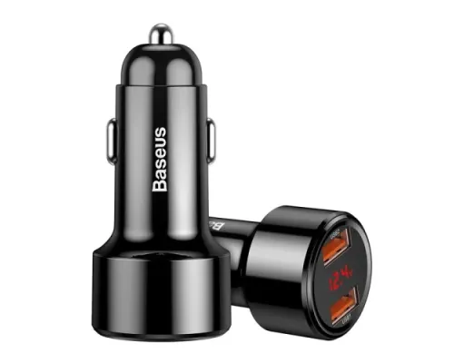 АЗП Baseus Magic Series PPS 2USB 45W/QC/PD/LCD Black CCMLC20A-01 mag-6953156293212145787